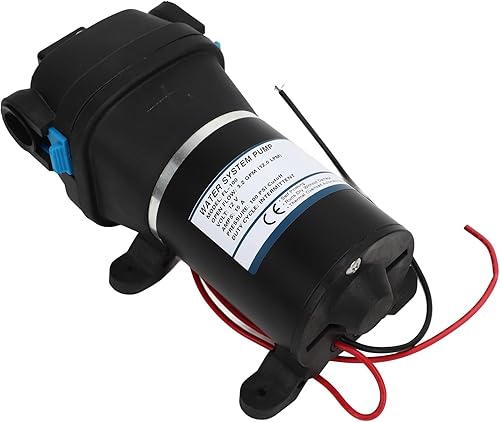 EVTSCAN Diaphragm Water Pump High Pressure Electric Micro Booster, Positive Displacement Pump DC12V 100psi 3.2GPM - Poueer