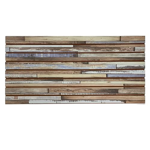 WISDOMFUR Versatile Slatwall Panels 2x4 ft - Set of 2 | Durable, Easy-to-Install Wall Storage Solution (Natural Oak) - Poueer