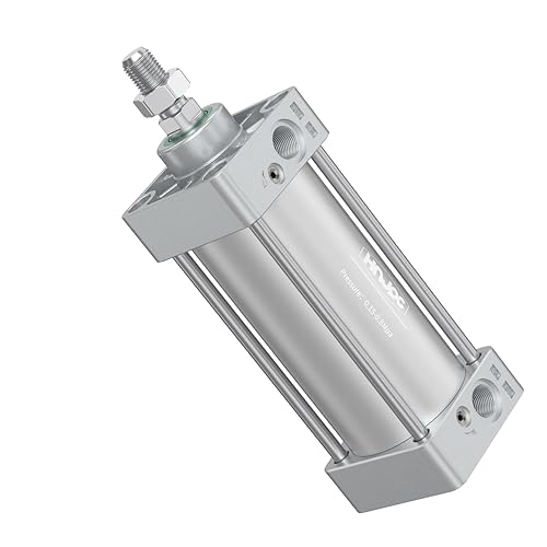 Aluminum pneumatic cylinder air cylinder Bore 100mm stroke 200mm 8 Inch large thrust SC100X200 - Poueer