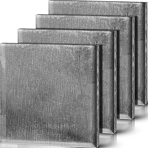 4 Pieces ASTM A36 Hot Rolled Steel Plate 1/2' x 4' x 4' Hot Rolled Steel - Poueer
