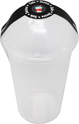 Safe Secure Tamper Evident Proof Seals for Food Safety - to-Go Drink Stickers with Secure, Easy to Peel Stickers, 1 x 9 Inch, 500 Total Labels on a Roll - Poueer