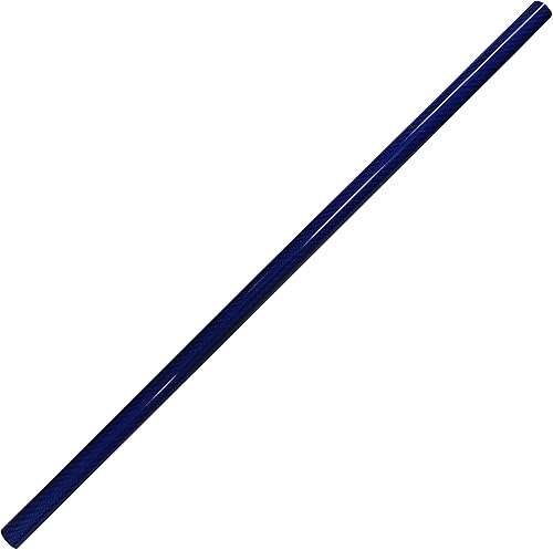 CARBON FIBER TUBE - Blue -20mm X 18mm X 1000mm - Hollow carbon fiber rods - Glossy carbon tubes - Pure carbon fibre tubes - Lightweight High Strength Carbon Fiber Shaft - 39.4 in x .78 in - Poueer