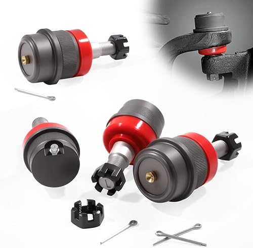 Heavy Duty Replacement Ball Joints Compatible with Jeep TJ/XJ/YJ/ZJ/Unlimited LJ/Unlimited LJ Rubicon - 10642 - Poueer