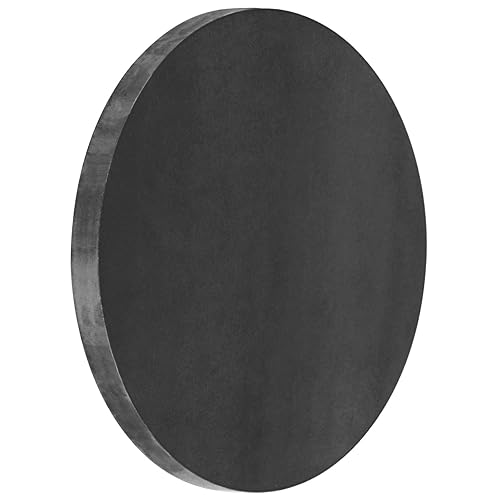 2 PCS 7-1/2' Round Weldable Heavy Duty Steel Sheet Base Plate Flat Disks, Thickness 9/32' - Poueer