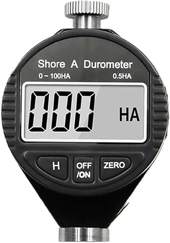 0-100HACD Electronic Digital Shore Durometer Type A/D/C Sclerometer Tire Plastic Rubber Hardness Tester Meter Paragraph Tools(A Style) - Poueer