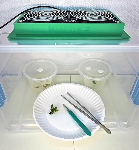 DIY Laminar Flow Hood - Tissue Culture More - Unique Design 1 of 1-3D Printed from Recycled Plastic - Green - Poueer