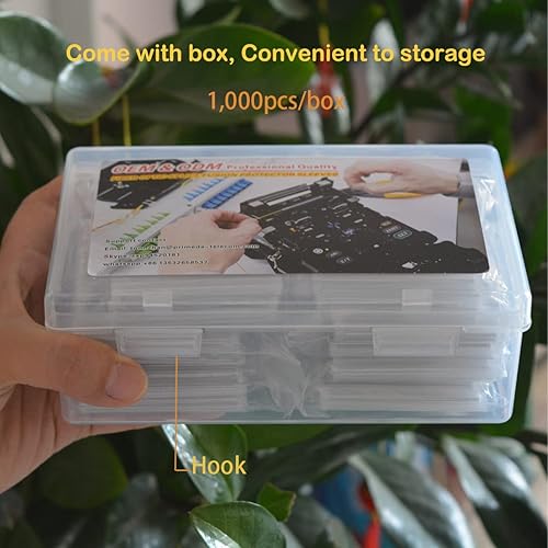 Fiber Optic Fusion Splice Protection Sleeve 1000pcs,Come with Box(Recovered Dia.2.4mm,60mm) - Poueer