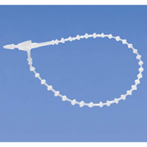 Adjustable Loop Security Ties in Plastic with 5 Inch Long - 5000 per Carton - Poueer