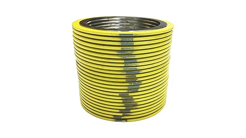 Sterling Seal SSI90002500304GR300X24 Spiral Wound Gasket with Flexible Filler for 2-1/2' Pipe, Pressure Class 300#, 3.25' ID, 5.125' OD, 304 Stainless Steel Windings/Graphite (Pack of 24) - Poueer