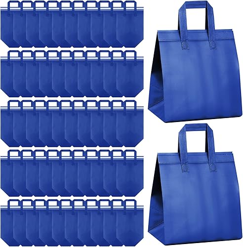 Hushee 200 Pcs Insulated Take out Bags Bulk Thermal Insulation Take Away Bags Disposable 10.24x11.02x6.69 Inch for Grocery Lunch Hot Cold Frozen Food Delivery Shipping Cooler(Black) - Poueer