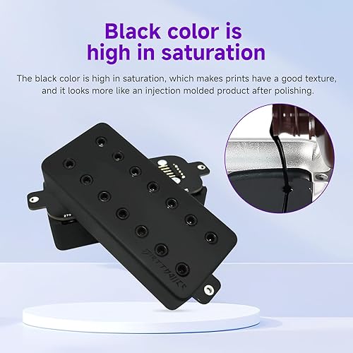 RESIONE Tough 3D Printer Resin, Not Brittle ABS Like Tough & Rigid 3D Resin for LCD 3D Printing UV 405nm (M58 Grey 1KG) - Poueer