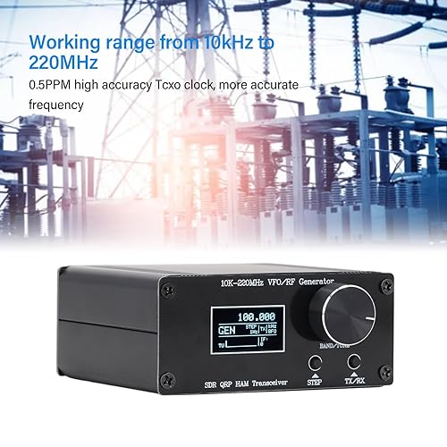 Professional Upgraded DDS Generator Counter Development Board Clock High Accuracy SDR QRP HF Transceiver - Poueer