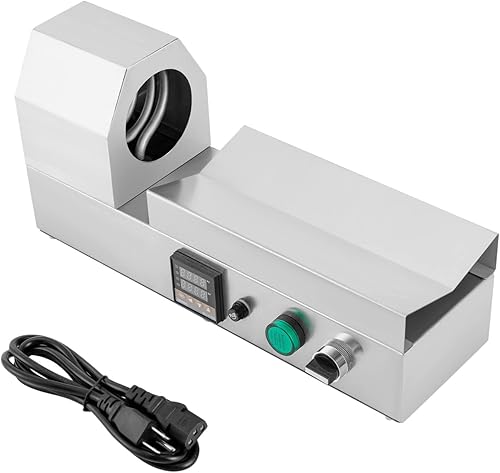 Electric PVC Capsule Shrinker, 110V 1000W Bottle Sleeve Shrink Sealing Machine, 700 bottles/hr high efficiency Thermostatic Wine Bottle Cap Wrap Heat Shrinking Machine, Adjustable Temperature 32-752℉ - Poueer