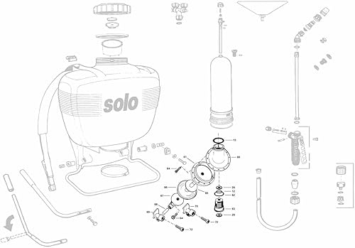 Solo Piston Pump and Cylinder - Diaphragm Pump - Poueer