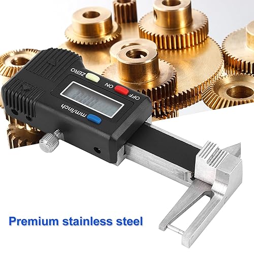 Electronic Digital Caliper, 1.5V Stainless Steel Micro Electronic Digital Display Triple Use Ruler Thickness Measuring Caliper Gauge, 0~25mm Measuring Range, 0.03mm Accuracy - Poueer