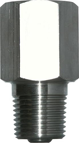 Winters SSN Series Water Stainless Steel 316 Snubber, 20000 psi, 1/2' NPT Male x 1/2' NPT Female - Poueer