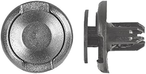 Nylon, 11 mm L, Black,Expanding Push In Rivet 8 mm Dia, 8 mm,2040-2128PK - Poueer