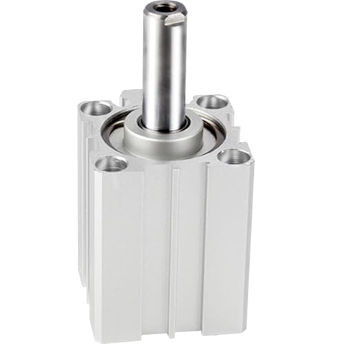 Type SDA Square Pneumatic Mini Cylinder Air Control SDA20/25/32/40x5x10x15x20x25x30x35x40x45x50(SDA40x5) - Poueer