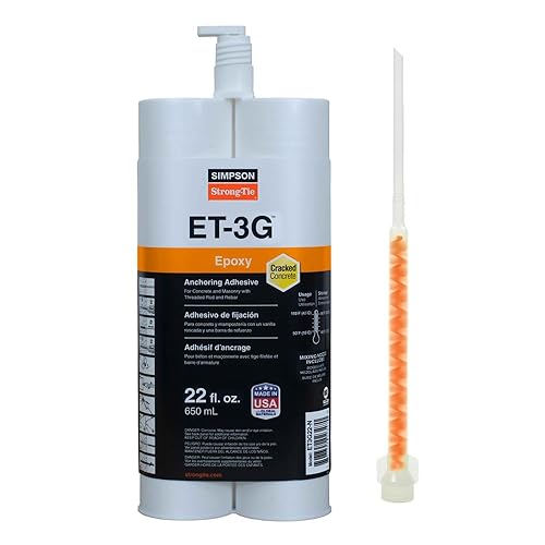 Simpson Strong-Tie ET3G22-N - 22oz Epoxy Anchoring Adhesive w/Nozzle - Poueer