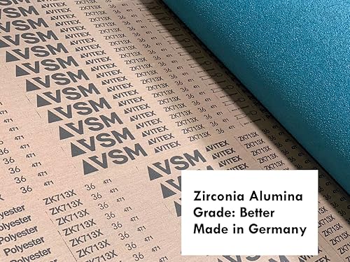 6 inch x 123 inch, 80 Grit, KK752X (General Grade), X-Weight, Aluminum Oxide (A/O), Abrasive Sanding Belts, 10-Pak - Poueer