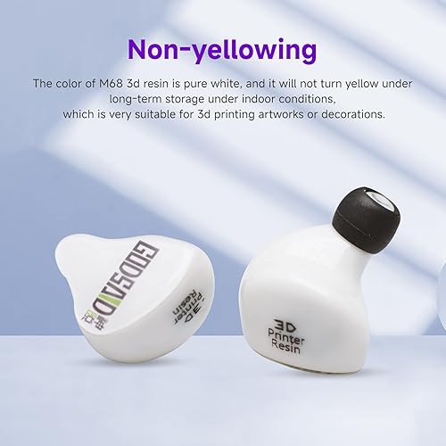 RESIONE Tough 3D Printer Resin, Not Brittle ABS Like Tough & Rigid 3D Resin for LCD 3D Printing UV 405nm (M58 Grey 1KG) - Poueer