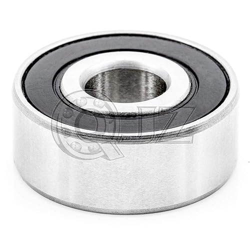 [2-Pack] 5305-2RS - Double Row Angular Contact Ball Bearing 25 mm x 62 mm x 25.4 mm (ID x OD x Width) with Double Rubber Seal (2) - Poueer