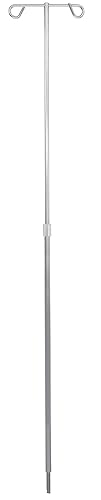 Lumex Bed Socket Telescoping I.V. Pole - Medical Supplies And Equipment IV Stand, Pack of 3, 2100A - Poueer
