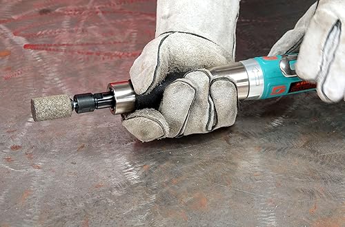 Weiler 68338 Tiger ZIRC W221 Portable Mounted Point, RZA24-U 1' x1-1/2 with 1/4' Stem, (Pack of 10) - Poueer