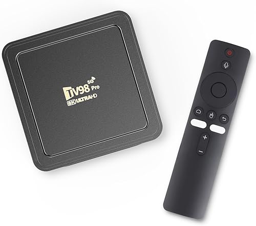 TV98 PRO 8K@60fps HDMI Media Player for USB Drive and TF Card, HD Digital Signage Player, H.265/MP4/MKV/MOV/AVI/MP3/WMV, Multi-Video Decoder, Picture Decoding, Remote Control, Home Theater - Poueer