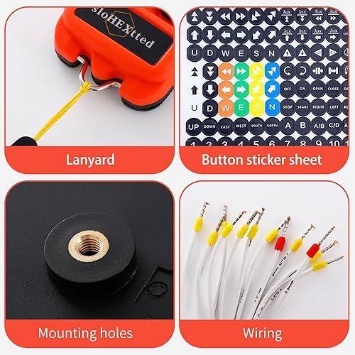 8 Button Hoist Crane Industrial Wireless Radio Remote Control 2 Transmitter and 1 Receiver for 12-24V DCOverhead Bridge Tower Crane Electric Chain Hoist Remote Control Q800 - Poueer