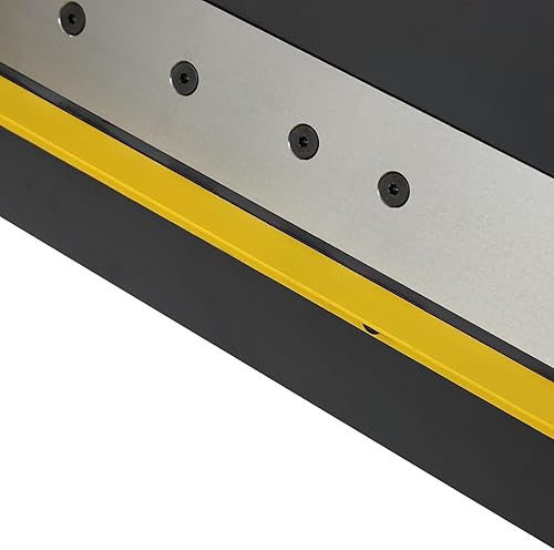 24' Box and Pan Sheet Metal Brake,High Accuracy Sheet Metal Box Pan Brake with 5 Adjustable Fingers,20 Gauges Sheet Metal Machine - Poueer