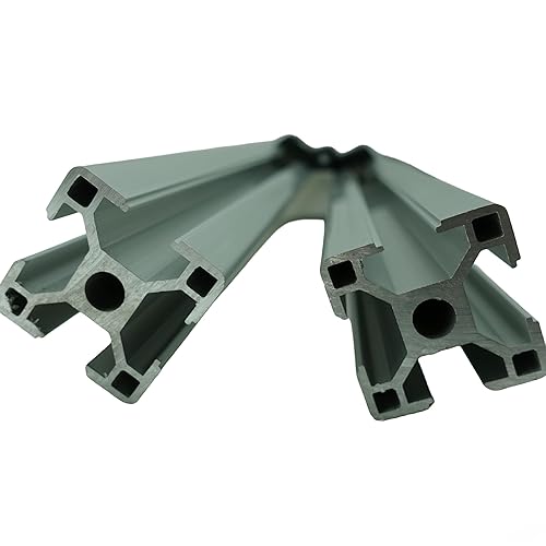 SANTIE 1 PCS T-Slot Framing System: 30 Series, 1200mm Lg, 30 mm x 30 mm, Single, 4 Open Slots, Smooth - Poueer
