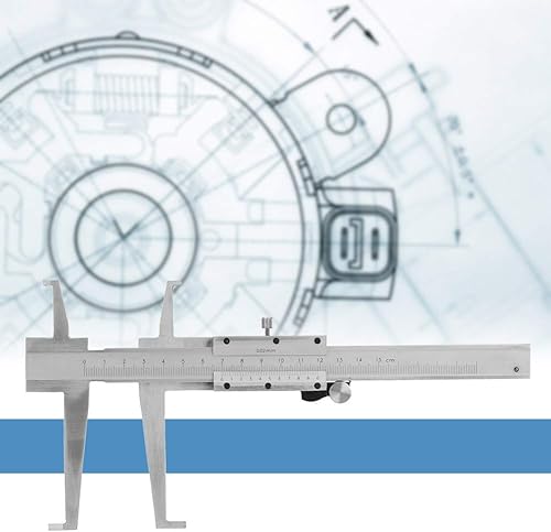 Carbon Steel, Slide Caliper, Vernier Caliper Gauge, Inside Groove Vernier Caliper Inner Micrometer Ruler Measuring Tool 9-150mm - Poueer