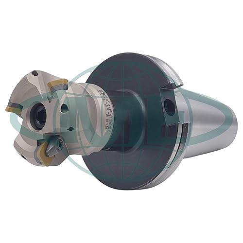 CME 6' 90° Indexable Face Mill w/ CAT50 Arbor, APKT1604 Inserts Included, 8 Flutes - Poueer