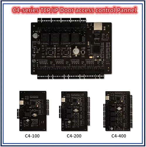 ZK WAN/LAN TCP/IP C4 Series Professional RFID Card Reader Access Control Pannel（C4-200） - Poueer