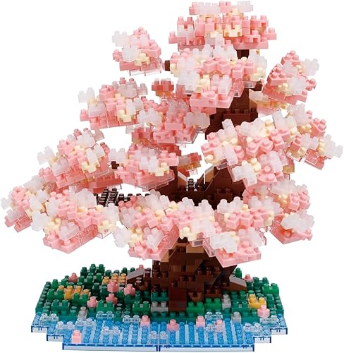 nanoblock - Culture - Yoshino Cherry, Advanced Hobby Series Building Kit - Poueer