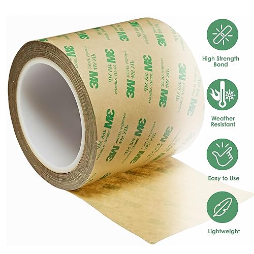 CANOPUS Double Sided Transfer Sheet, 468MP Adhesive Transfer Tape, 12in x 5yd - Poueer