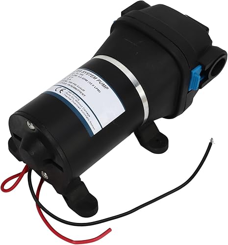 EVTSCAN Diaphragm Water Pump High Pressure Electric Micro Booster, Positive Displacement Pump DC12V 100psi 3.2GPM - Poueer