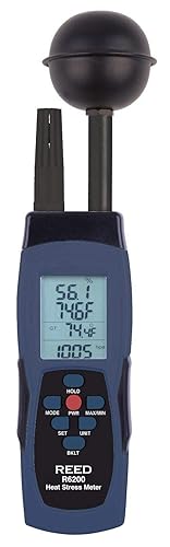 REED Instruments R6200 WBGT Heat Stress Meter - Poueer