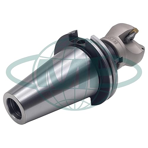 CME 6' 90° Indexable Face Mill w/ CAT50 Arbor, APKT1604 Inserts Included, 8 Flutes - Poueer
