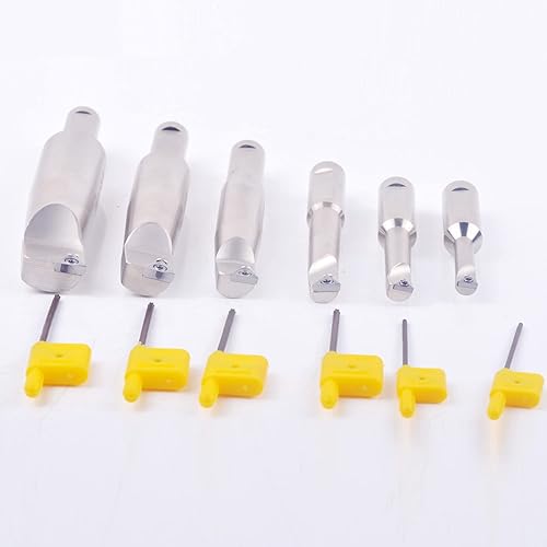 1/2 Shank Indexable Boring Bar 6pcs Set 1/2' - 3' and 6pcs Carbide Inserts - Poueer