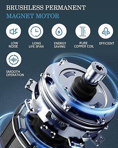 Electric Overhead Stirrer Max.40L LCD Digital Lab Mixer 10000mPa.s Time and Speed Adjustable Stirring Rod Included 100-2000RPM 120W - Poueer