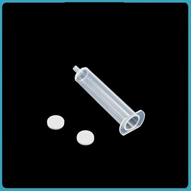 SPE Cartridges Empty Column Incl PE Frits for Solid-Phase Extraction Column Lab HPLC Experiment Supplies 20 30 60mL 10EA(20 mL) - Poueer