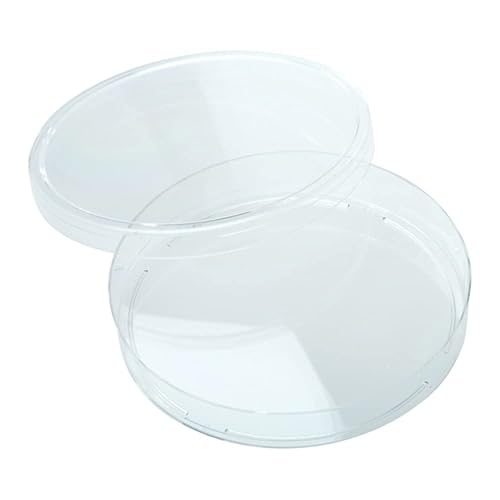 Celltreat 229694 Petri Dish, Slideable, Sterile, 100 mm x 15 mm, 20 per Bag, Clear (Pack of 500) - Poueer