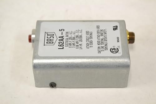 NEW JOHNSON CONTROLS L62AA-5 BASO SAFETY PILOT SWITCH 125V-AC 1/4HP 8A B308580 - Poueer