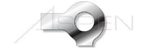 (6 pcs) M27, DIN 463, Metric, Tab Washers, 2 Tabs, A4 Stainless Steel - Poueer