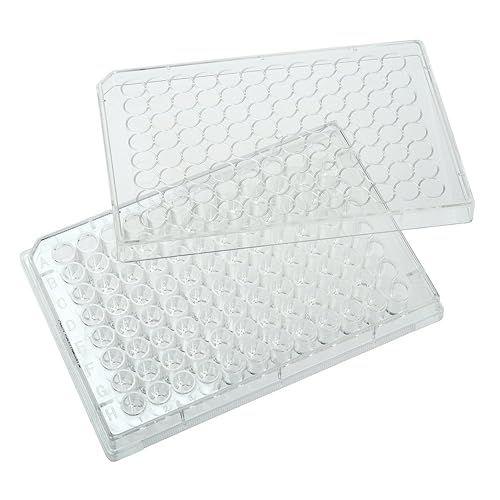 Celltreat 229597 96 Well Non-Treated Plate with Lid, 5/Pack, Sterile (Case of 100) - Poueer
