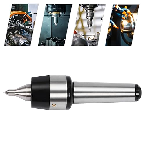 MT4/MT5 Live Center，Rotary Center Set Medium Duty Live Center Morse Taper for High-Speed Lathes, CNC Lathes, and General Manual Lathes. (MT4) - Poueer