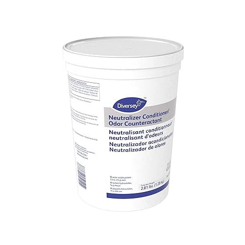 Diversey 917048 Neutralizer/Conditioner Odor Counteractant, 2 x 90 Water Soluble Packets, 5 oz. Each (Pack of 2) - Poueer