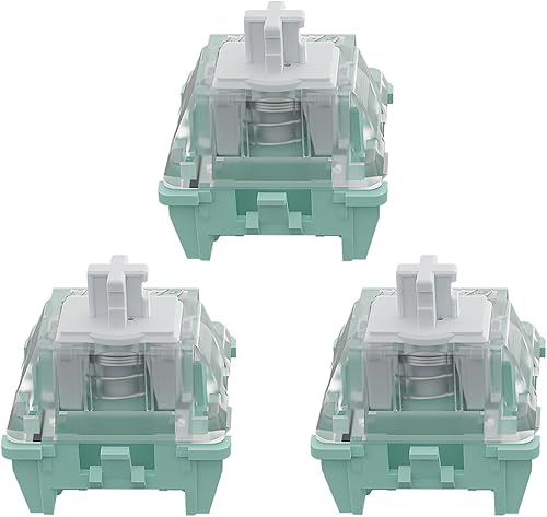 GATERON Magnetic Emperor Switches for Magnetic Gaming Keyboard, Linear/20mm Longer Spring/Pre-lubed/Freely Setting Pre-Travel Key Switches(90p) - Poueer